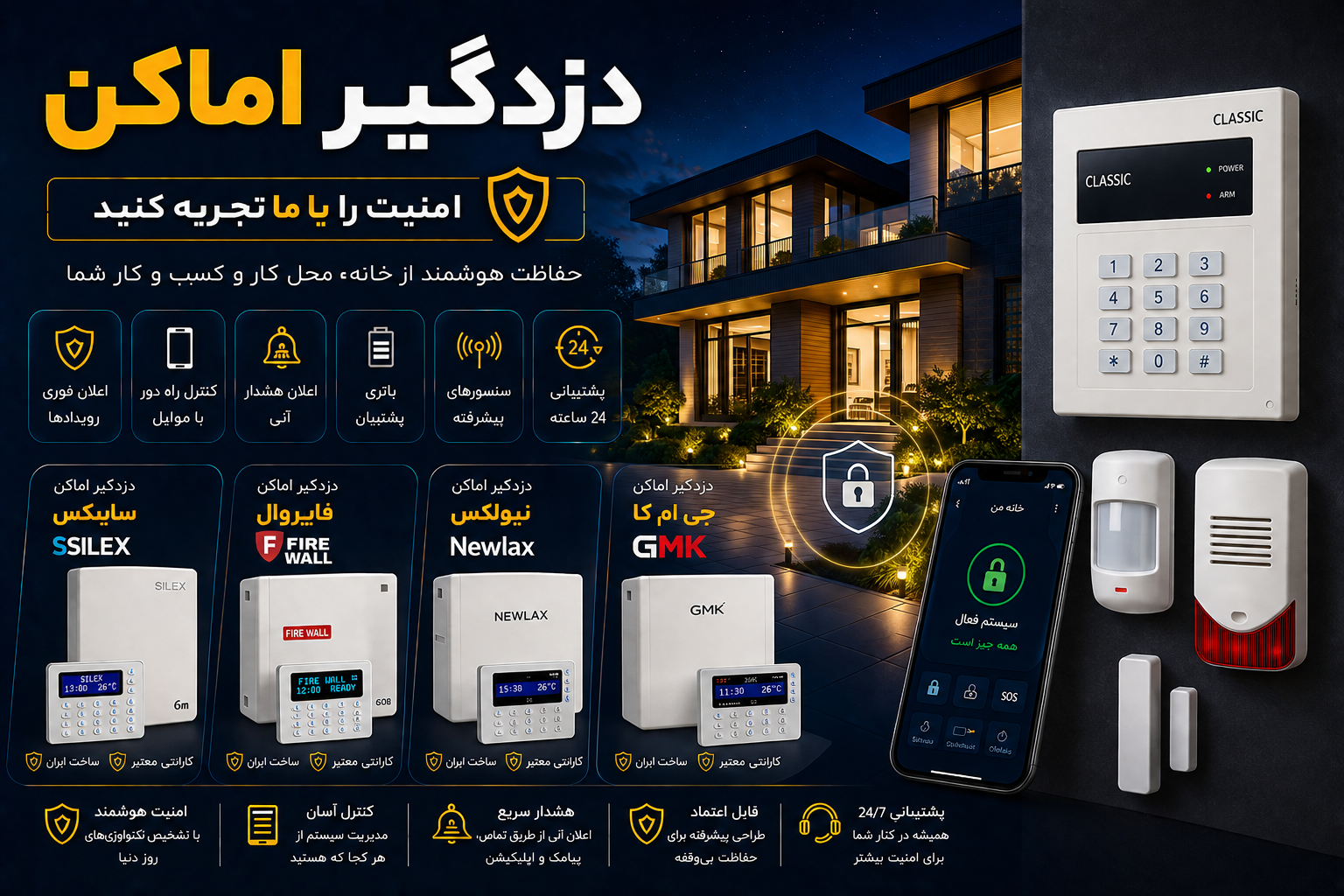 قیمت دزدگیر منزل